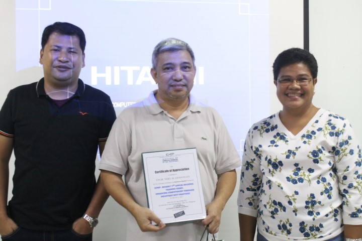 With Engr. Noel Linsangan, ICpEP National President and Chair, Technical Panel for Computer Engineering