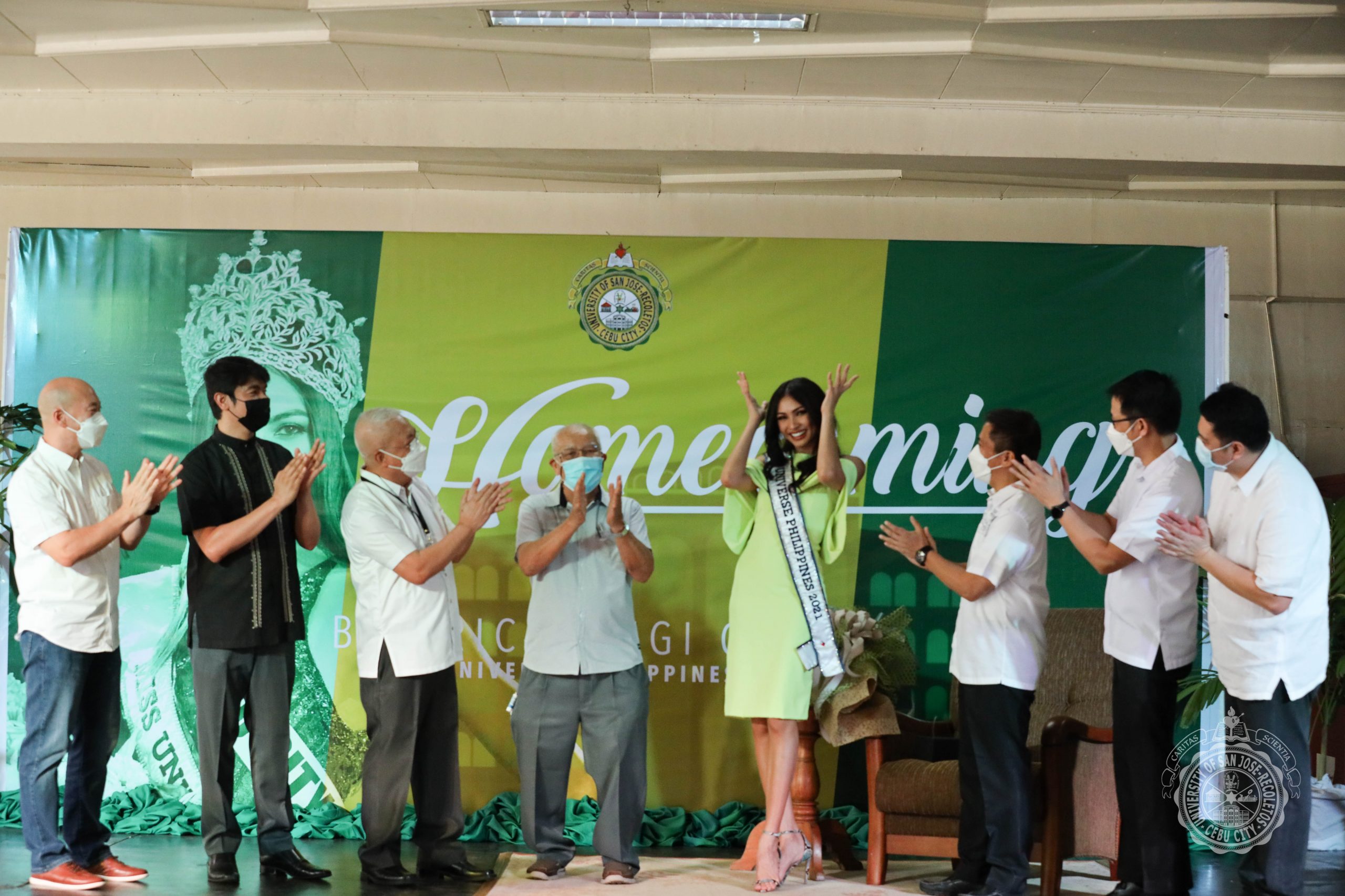 The Homecoming: Miss Universe PH 2021 Beatrice Gomez visits USJ-R