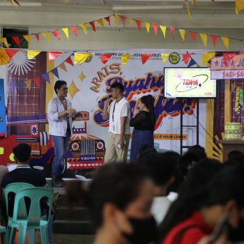 activity usjr main lobby ban week opening classes USJ-R Cebu Philippines